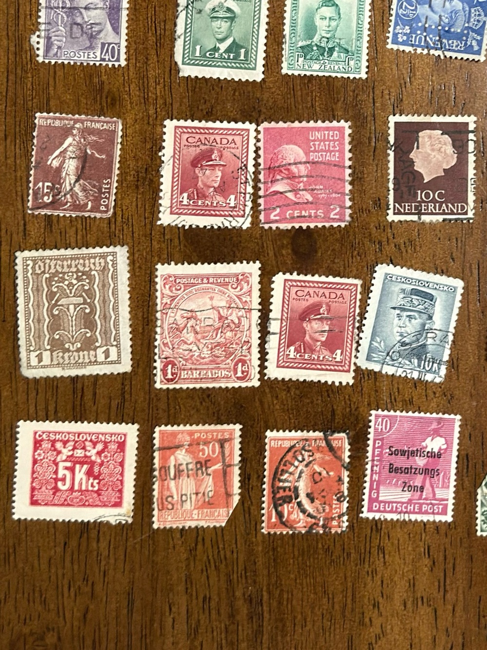 Vintage Stamps Used - France, Italy, Spain, Germany, Belgium, Netherlands